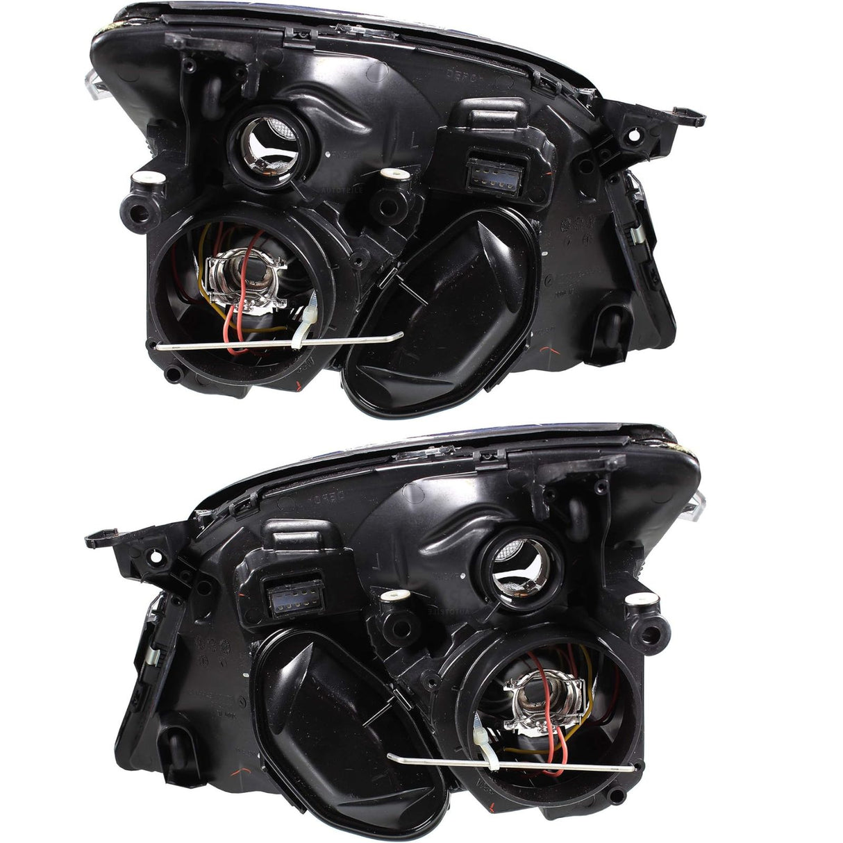 Scheinwerfer für Opel Vectra C 04.2002-08.2005 Angel Eyes schwarz