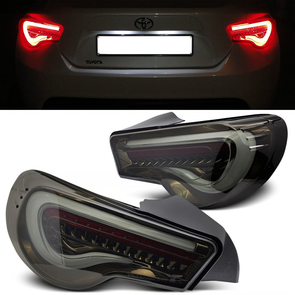 leuchten LED smoked mit dynamischem Blinker für sportliches Heck für Toyota GT86 Rück