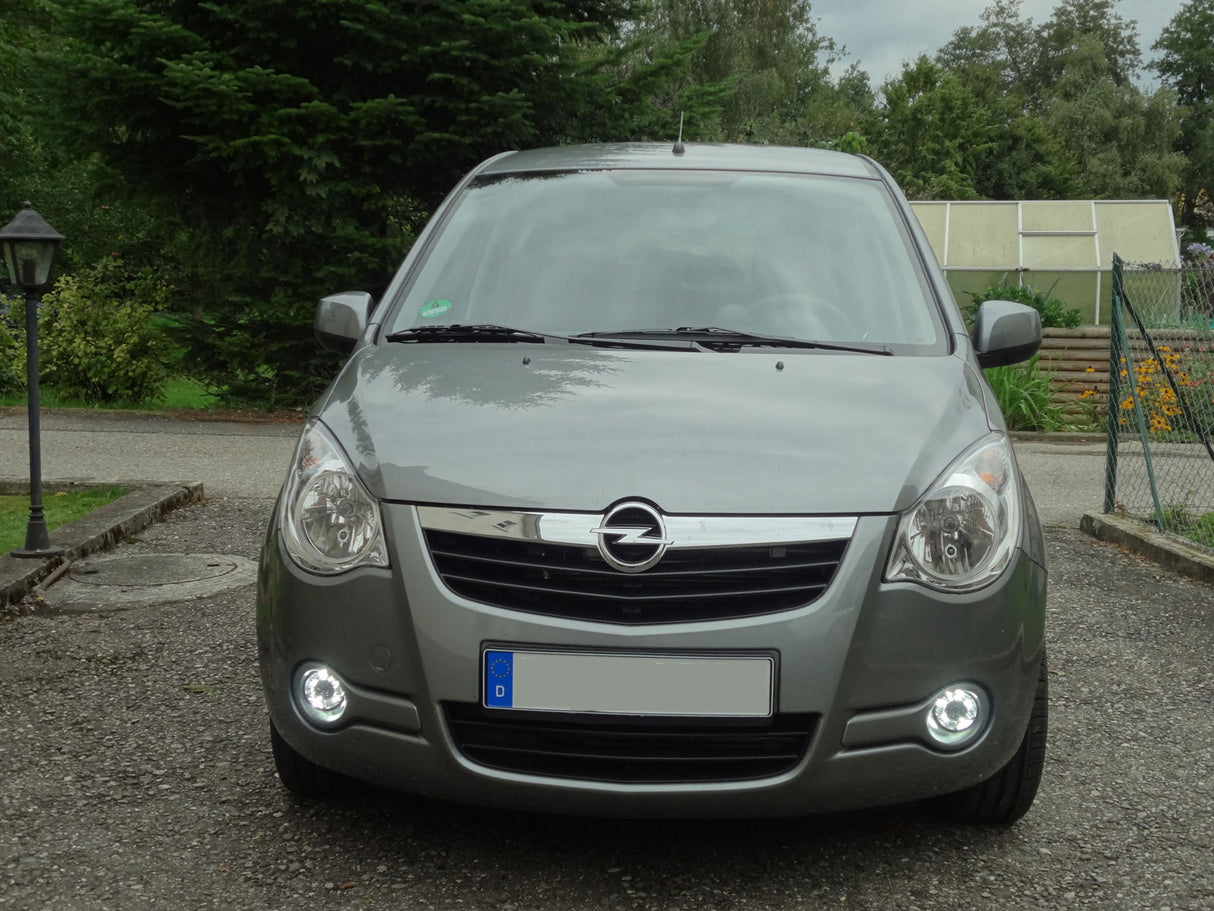 Led Nebelscheinwerfer+Tagfahrlicht für Citroen Ford Opel Peugeot Renault Suzuki