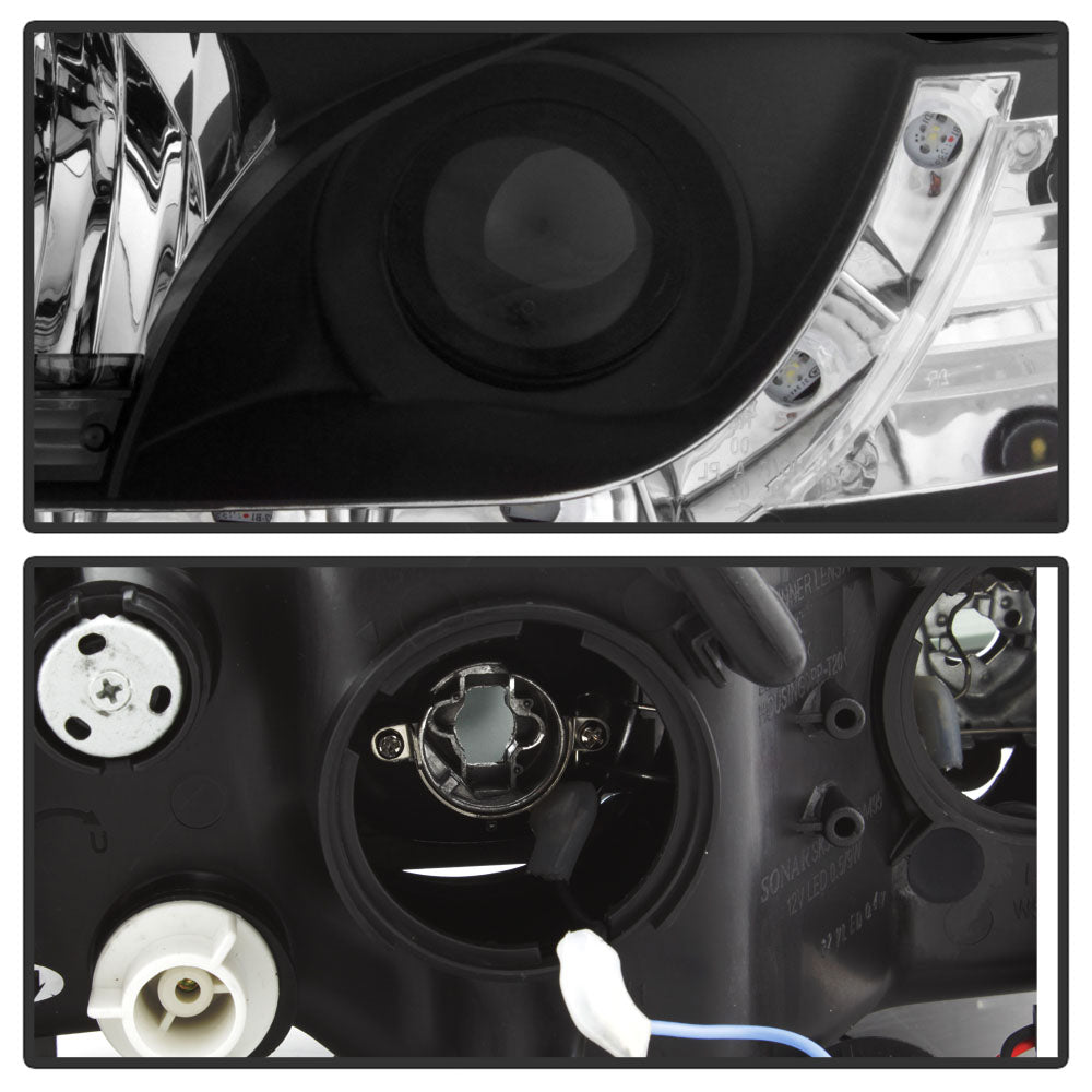 Led Scheinwerfer Set in schwarz für Audi A4 B5 Facelift 01.1999-09.2000