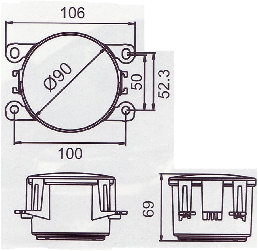 Led Nebelscheinwerfer+Tagfahrlicht für Citroen Ford Opel Peugeot Renault Suzuki