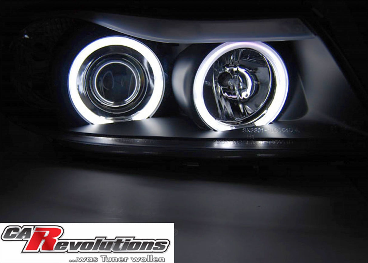 CCFL Angel Eyes Scheinwerfer Set für BMW 3er E90/E91 03.2005-08.2008-