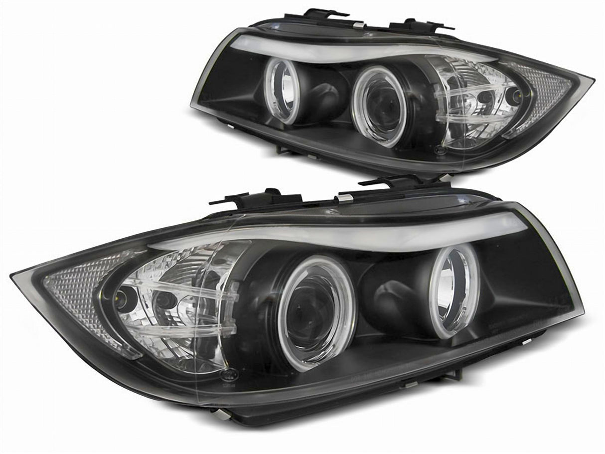 CCFL Angel Eyes Scheinwerfer Set für BMW 3er E90/E91 03.2005-08.2008-