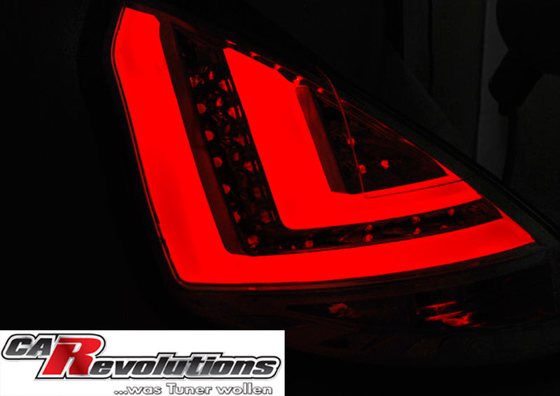 LED Rückleuchten in rot matt für Ford Fiesta MK7 2008--2012