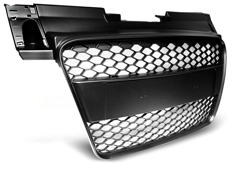 Sportgrill Waben Front Grill für AUDI TT 2006-2014 schwarz