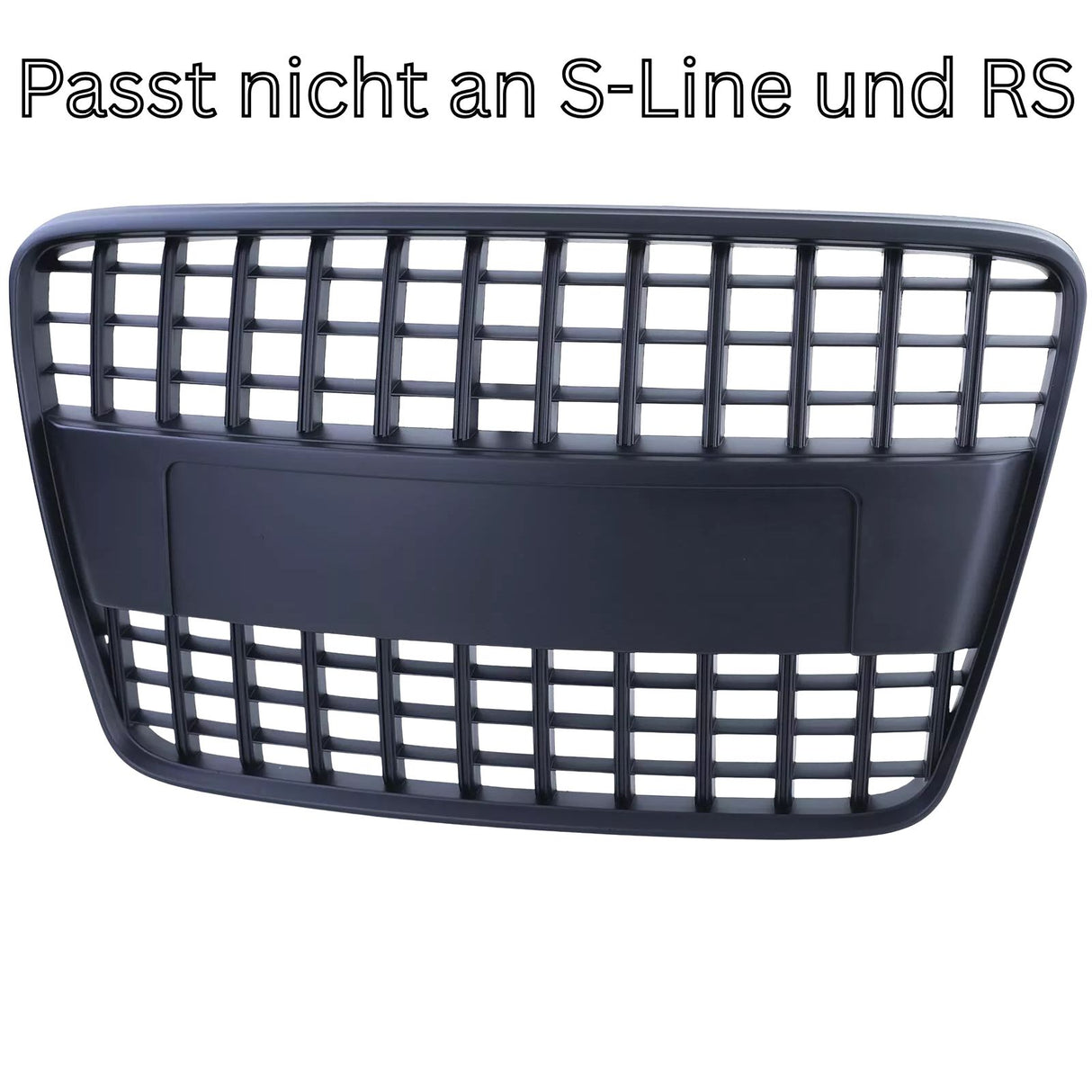 Sportgrill Waben Front Grill für Audi Q7 2005-2009 schwarz Sport Linie Style