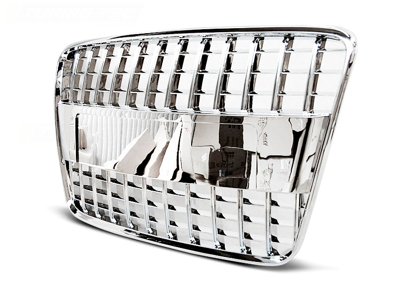 Sportgrill Waben Front Grill Sportlinie für Audi Q7 2005-2009 chrom - CR Tuning