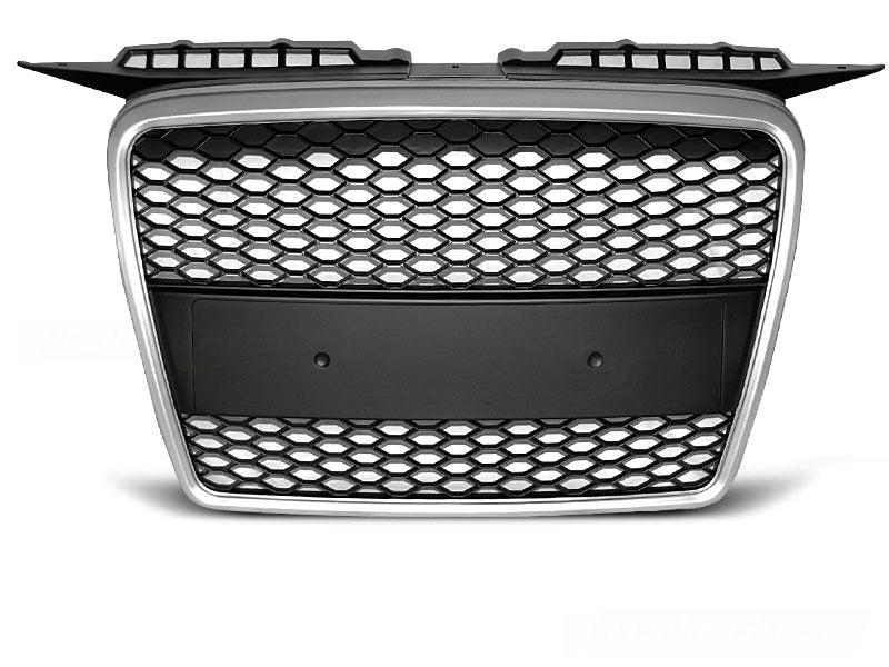 Wabengrill Sport Front Grill für Audi A3 06.05-03.08 matt silber