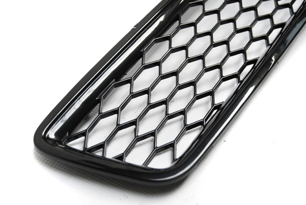 Frontgrill Wabengrill für Audi A4 B5 11.1994 - 09.2000 schwarz Sportgrill inkl. Logo Halter