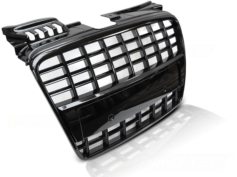 Sport Frontgrill Hochglanz Schwarz Audi A4 B7 Limousine Avant 2004-2008 Tuning Zubehör