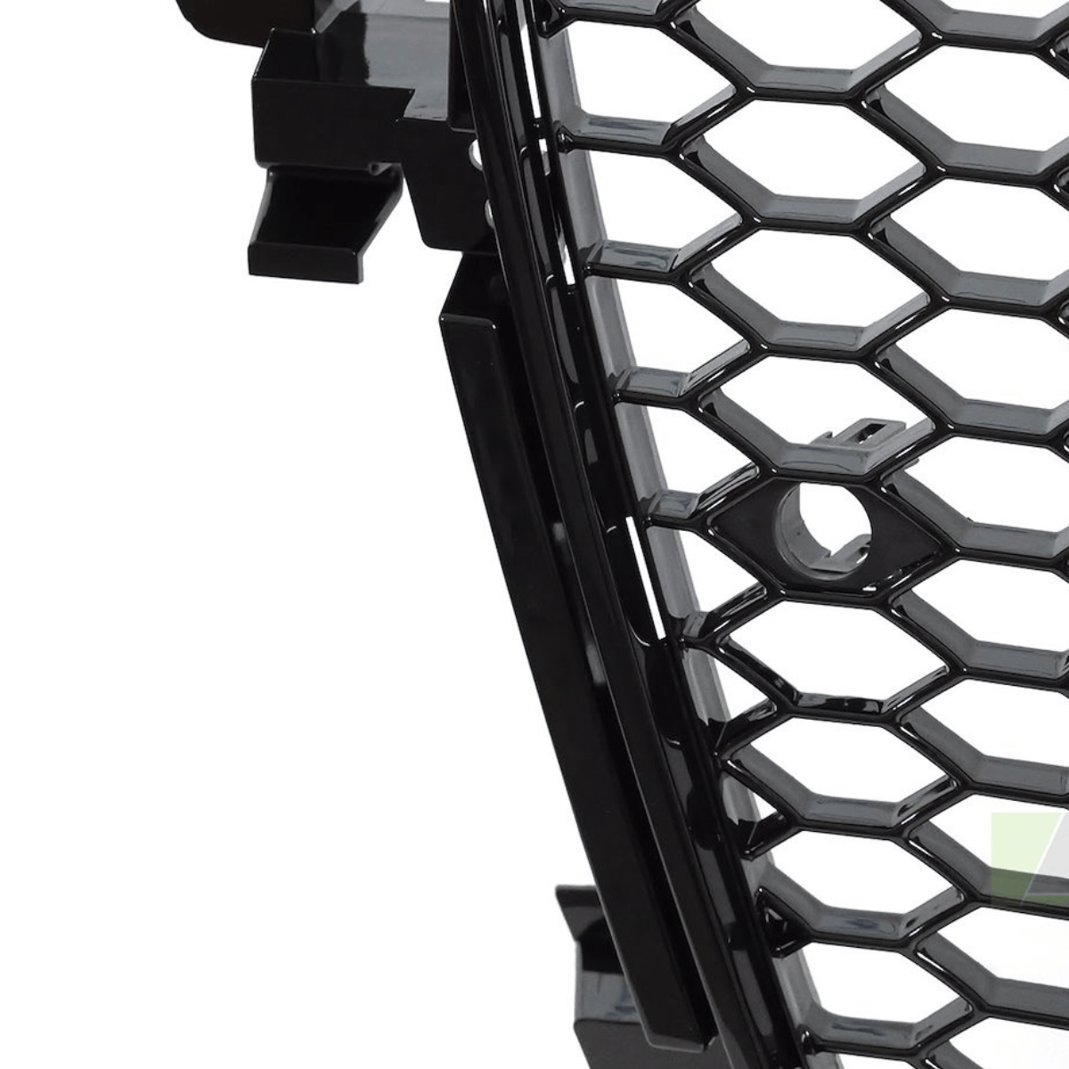Sport Kühlergrill für Audi A4 S4 B8 2012-2015 Frontgrill Glanz Schwarz PDC