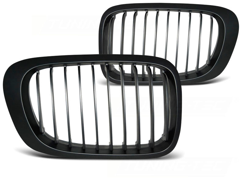 Schwarzes Frontgrill Set für BMW 3er E46 Coupé, Tuning Zubehör