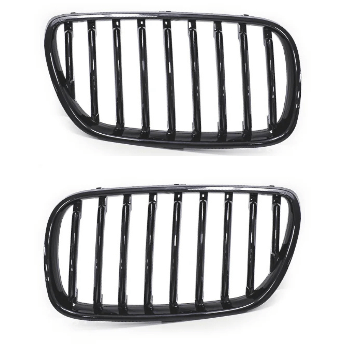 Hochglanz schwarzer Sport Frontgrill für BMW X3 E83 LCI 2006-2010 links rechts