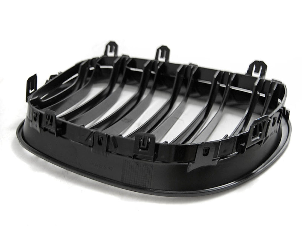 GRILL KÜHLERGRILL SET Passend für BMW Passend für BMW E60 E61 5er SCHWARZ GLÄNZEND NIEREN ERSATZ