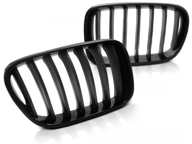 Frontgrill Set schwarz Glanz Nieren Kühlergrill 2010-2014 für BMW X3 F25