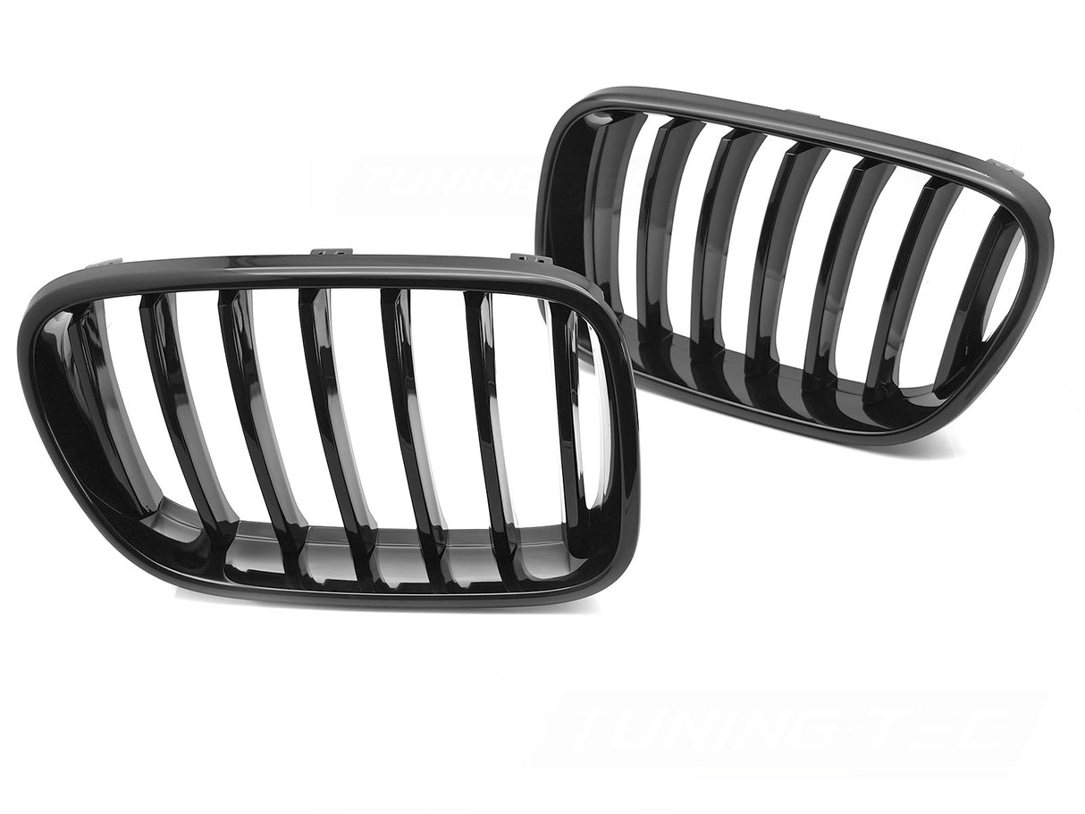 Glanz schwarzer Kühlergrill für BMW X3 F25 Nieren Optik im Set