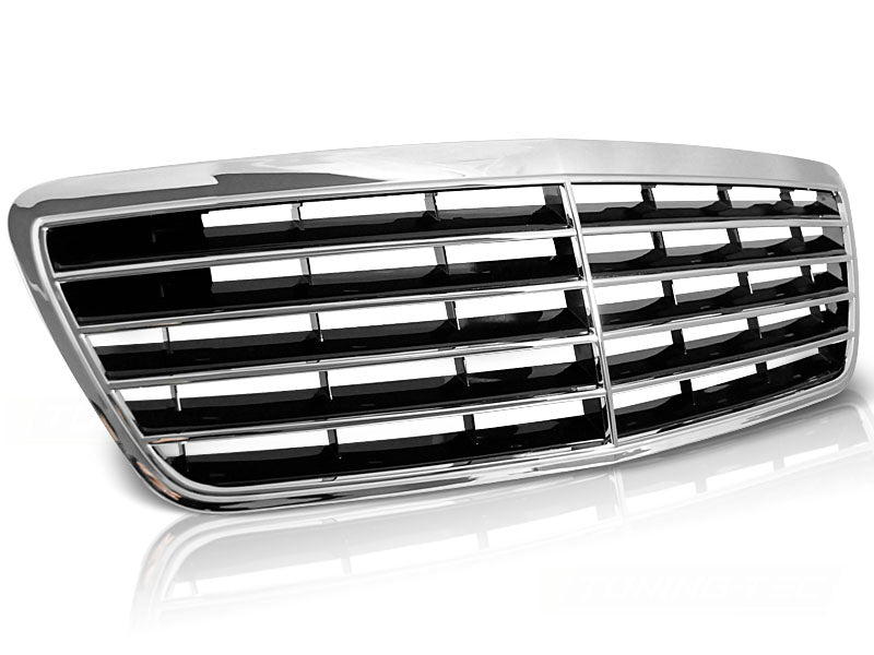 Sport Kühlergrill Front für Mercedes W210 E-Klasse 06.1999-03.2002