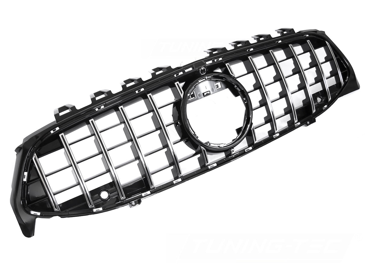 Sport Kühlergrill für Mercedes CLA C118 X118 2019-2023 schwarz chrom - CR Tuning