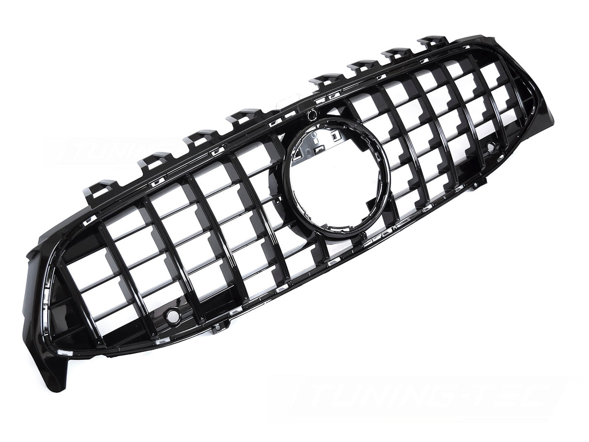 Sport Kühlergrill für Mercedes CLA C118 X118 2019-2023 schwarz Glanz - CR Tuning