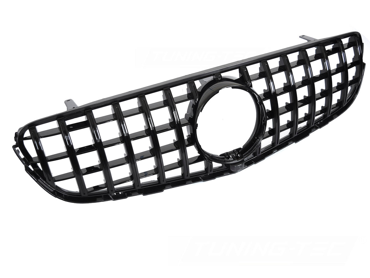 Sport Kühlergrill Glanz Schwarz für Mercedes GLC X253 C253 2015-2018 - CR Tuning