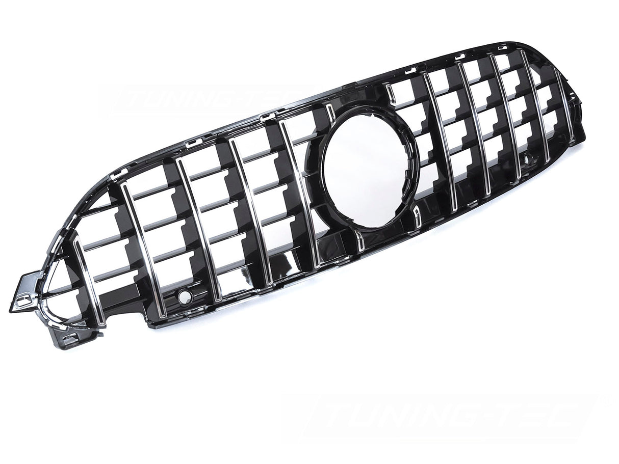 Sport Grill schwarz chrom für Mercedes CLE C236 A236 Coupe Cabrio 2023- 2024 Kühlergrill Panamericana