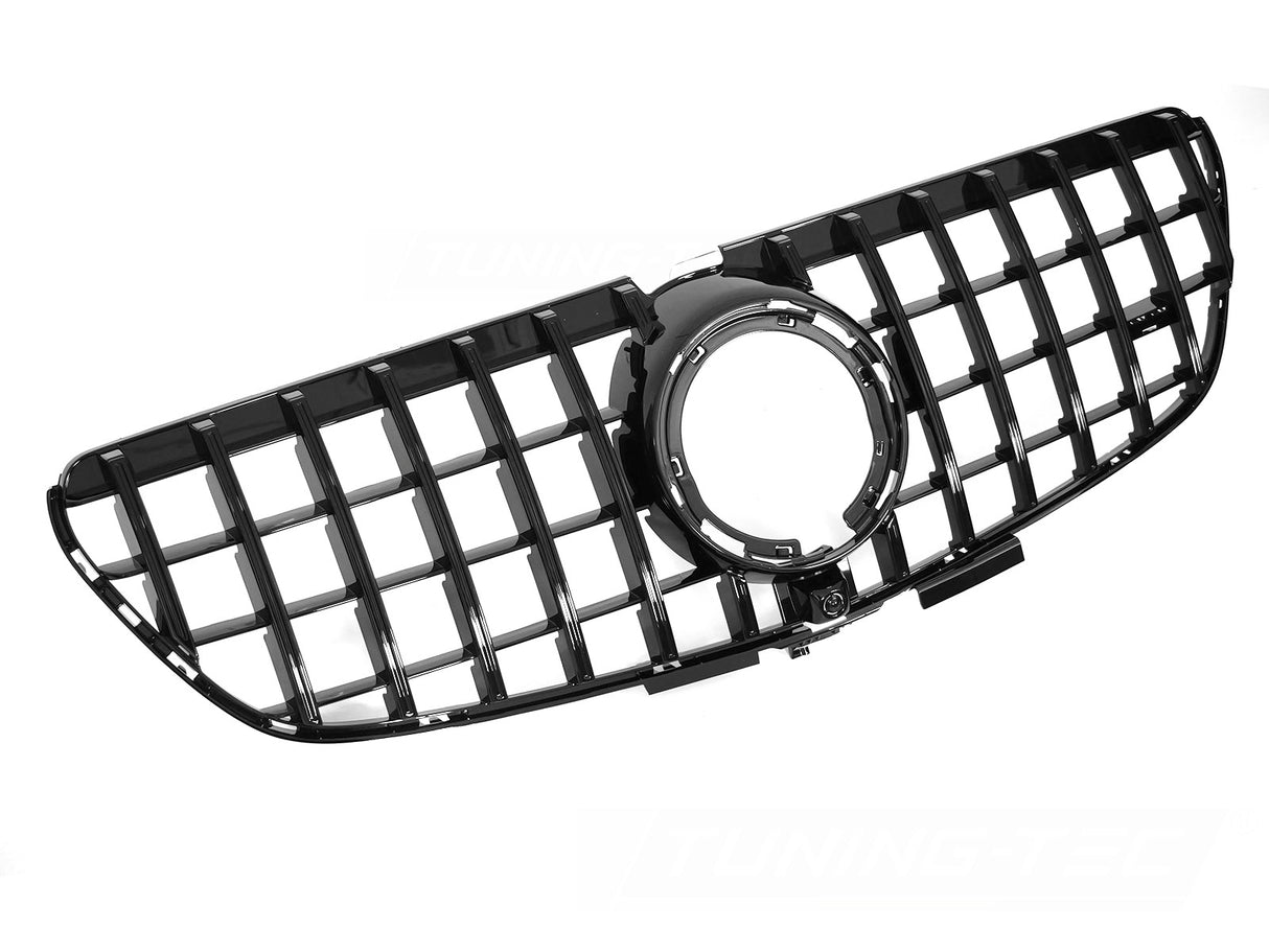 Sport Kühlergrill schwarz Glanz für Mercedes V-Klasse W447 2020-2023 mit Sternaufnahme