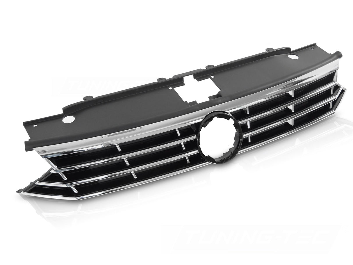 Sport Grill Frontgrill Chrome für VW Passat B8 2014-2019 Kühlergrill Blende