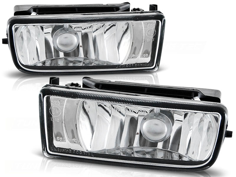 Nebelscheinwerfer Set für BMW 3er E36 1990-1999 chrom E-Prüfzeichen H1 CR-Tuning