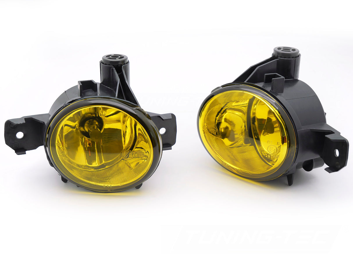 Gelbe Nebelscheinwerfer Set H11 für BMW 1er E81 E87 X1 E84 X3 E83 X5 E70 KFZ-Tuning