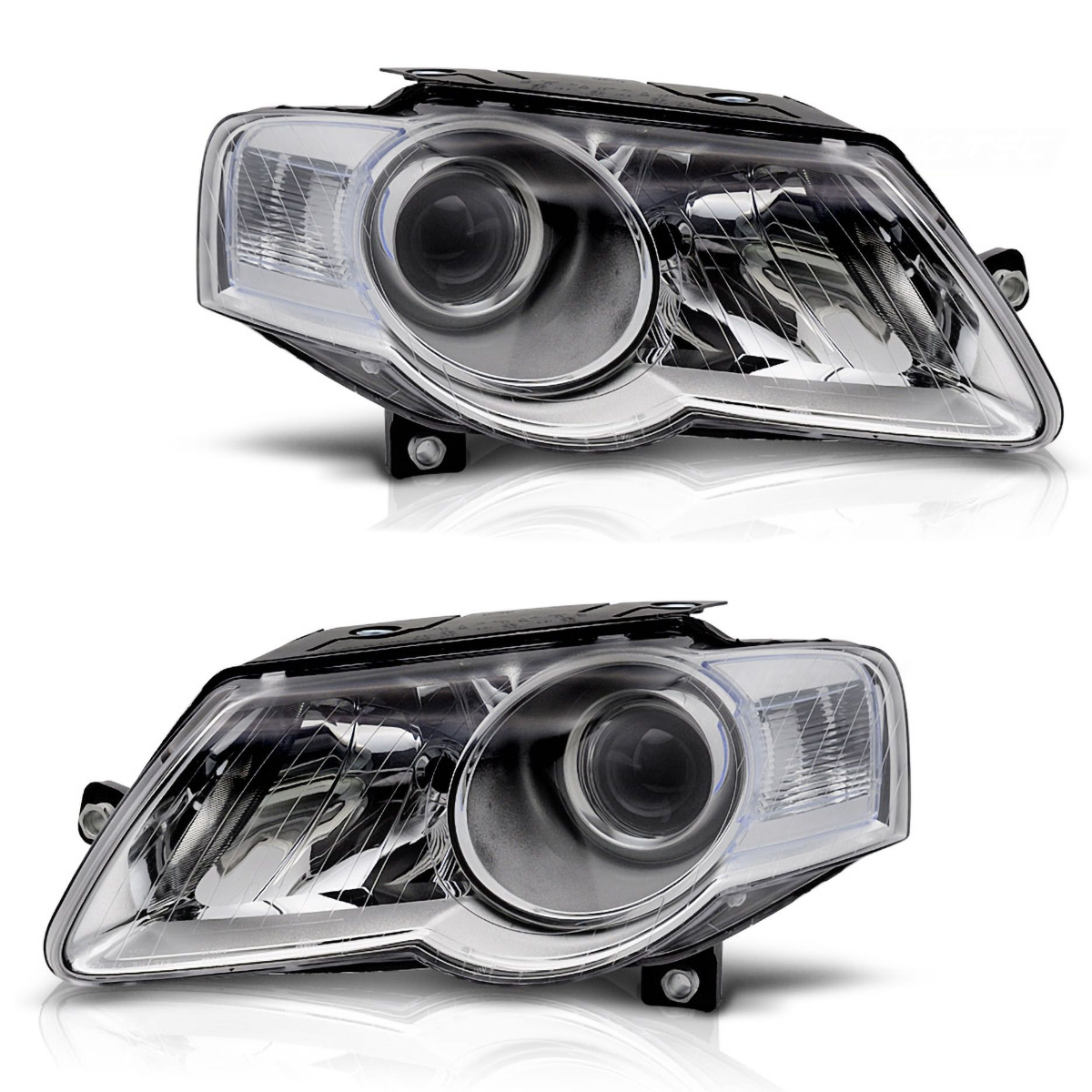 Halogen Chrom Scheinwerfer für VW Passat B6 3C Limousine & Kombi 2005–2010 – Ersatzscheinwerfer & OEM-Passform