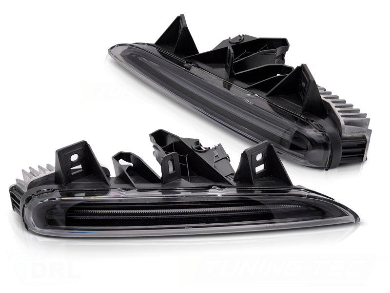 Tagfahrlichter Set Sport Style schwarz getönt für Porsche Boxster 981 Cayman 981c LED