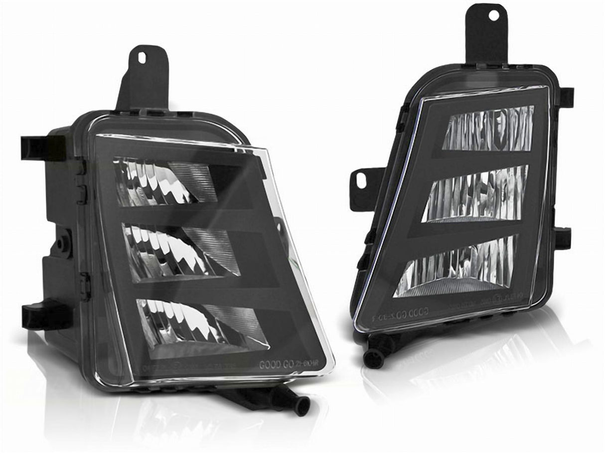Sport LED Nebelscheinwerfer Set Schwarz für VW Golf 7 VII 2013–2017 für GTI Stoßstange