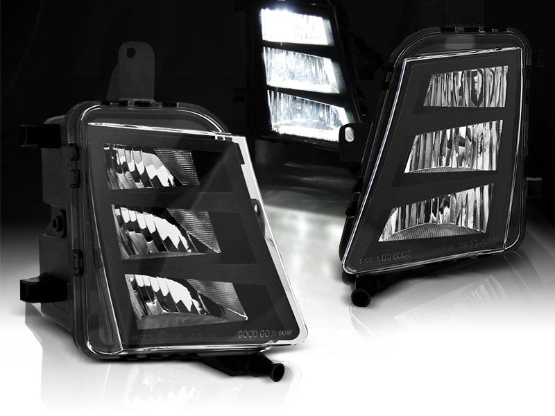 Sport LED Nebelscheinwerfer Schwarz für VW Golf 7 VII GTI 2013-2017, Paar