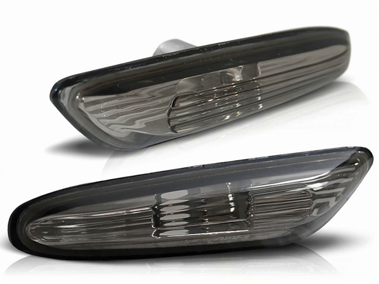 Seitenblinker Set in rauchglas smoke für BMW E60 / E61 / E46 Limo Touring / X3