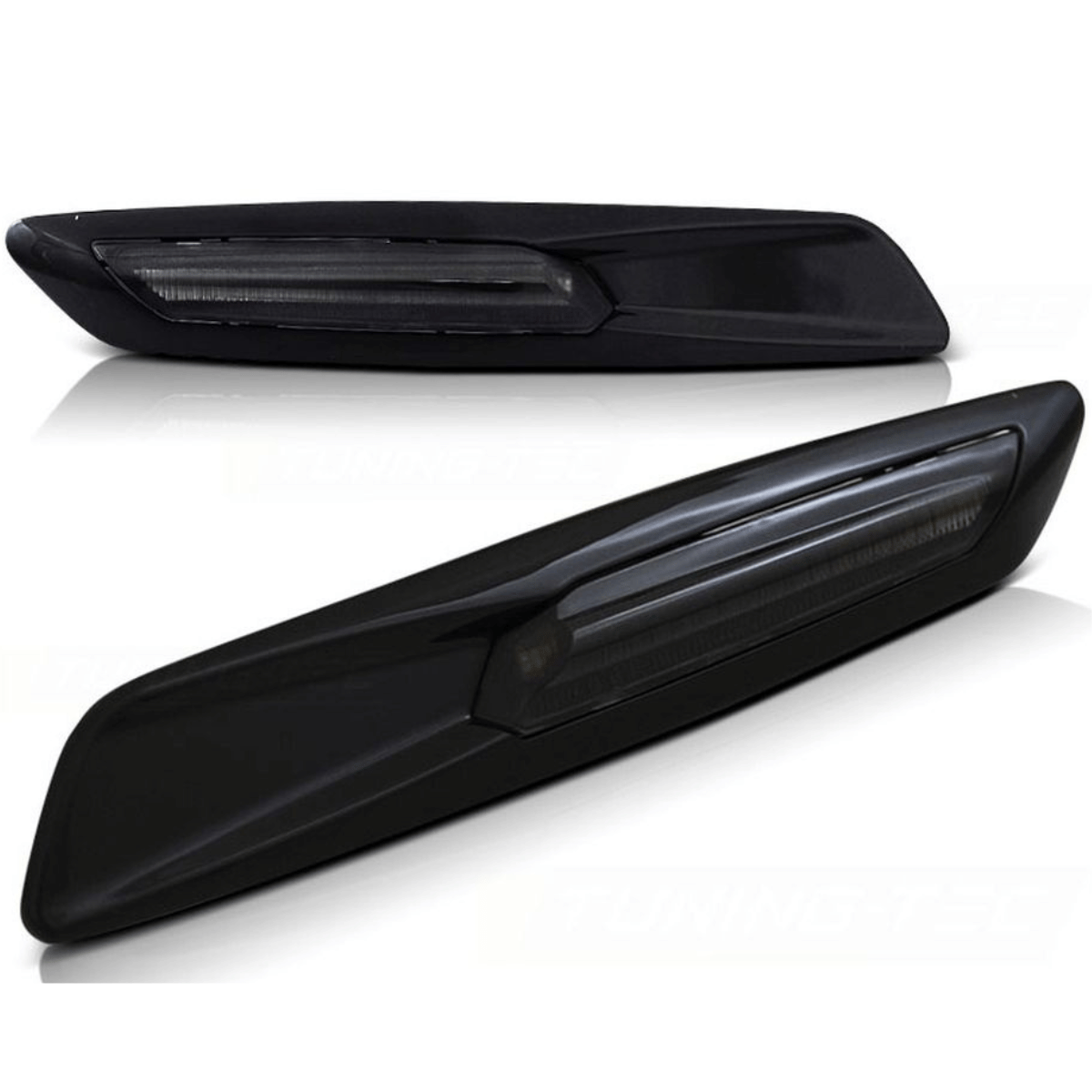 LED Seitenblinker Set schwarz glanz für BMW E60/61 E81/82/87/88 E90/91 E92/93 - CR Tuning