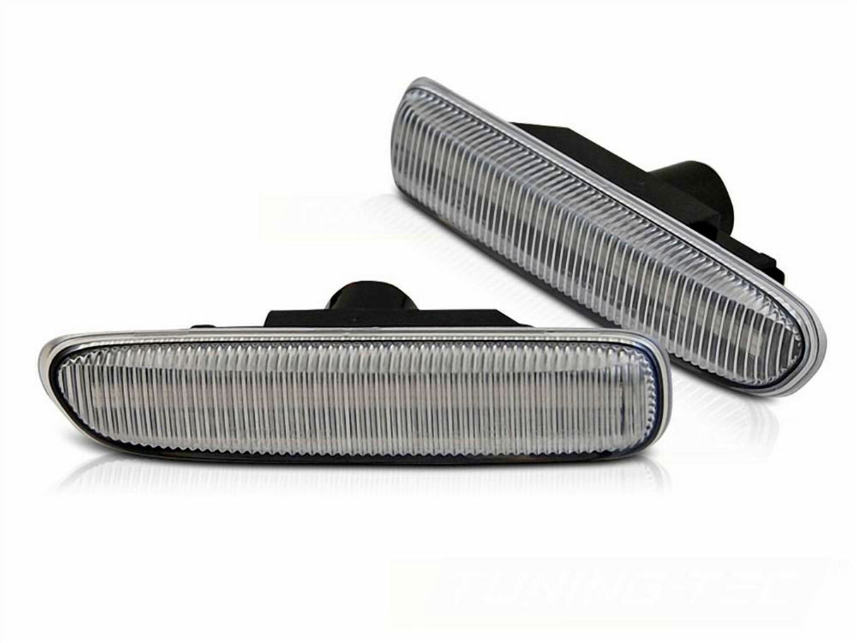 Dynamische LED Seitenblinker Set weiß für BMW E46 1998 - 2004