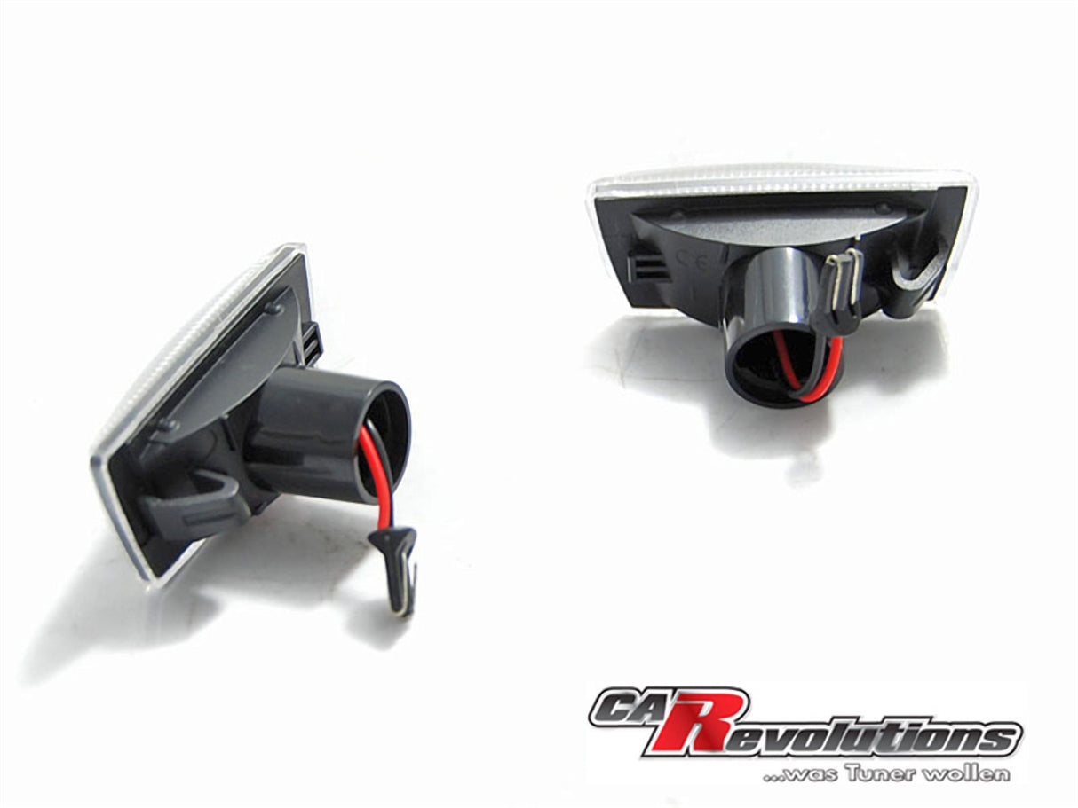 Für Opel Astra H Corsa D Insignia Zafira B LED dynamische Lauflicht Seitenblinker in weiß