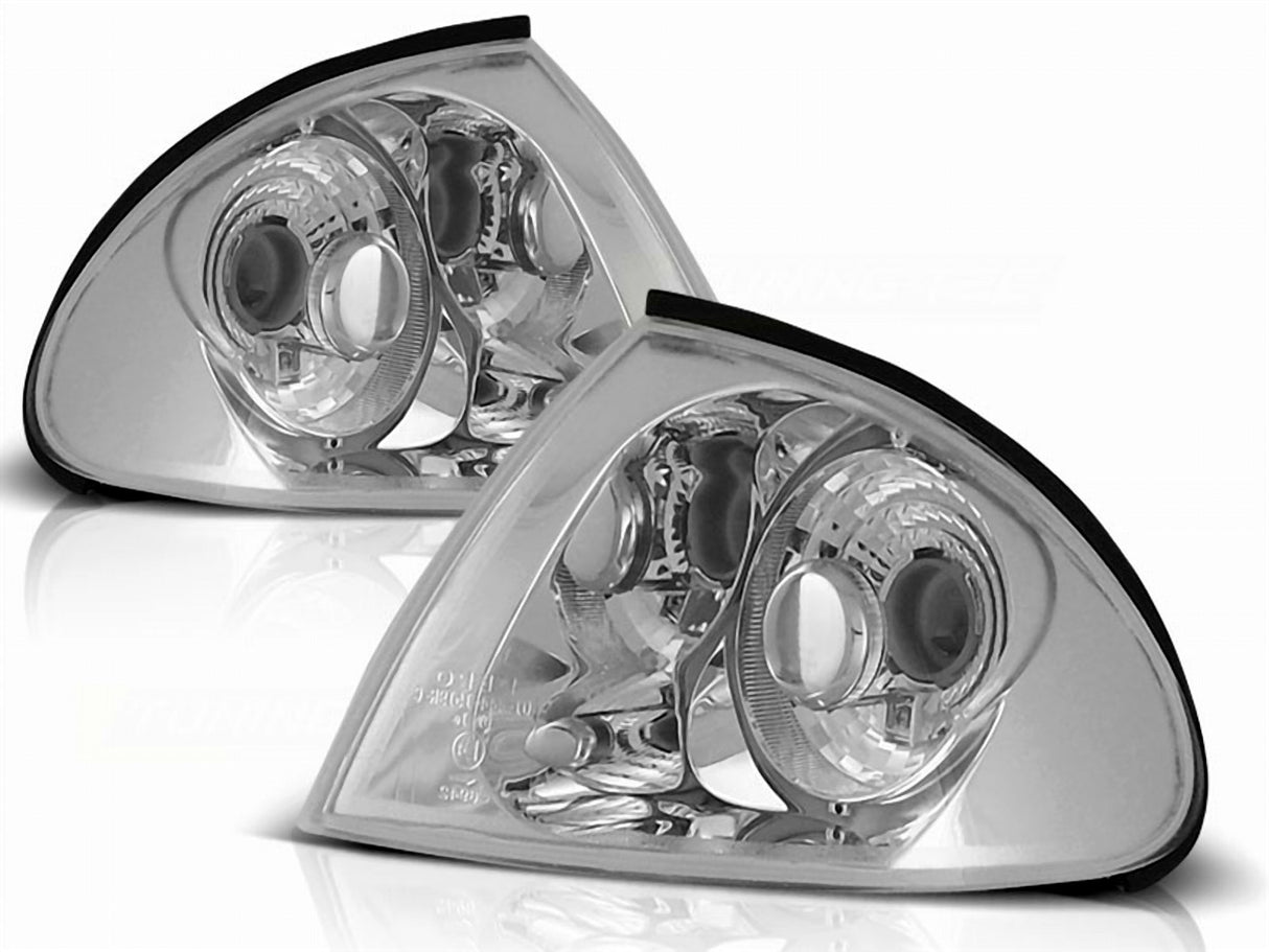 Für BMW E46 05.98-08.01 Frontblinker in chrom - CR Tuning