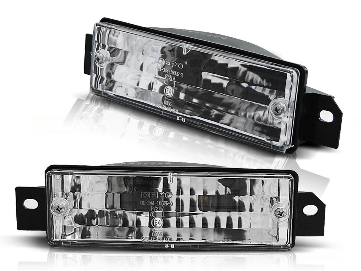 Frontblinker+Standlicht für BMW E30 Coupe Cabrio Limo Touring 1987-1994 chrom