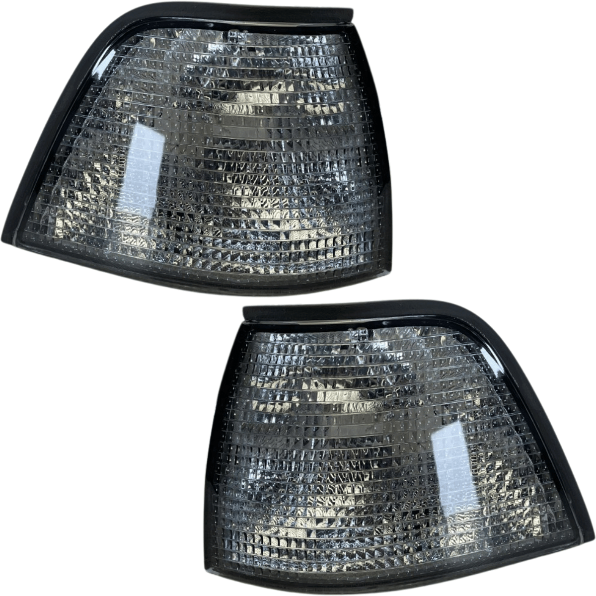 Getönte Blinker für BMW E36 Touring, Coupe, Cabrio, Limousine, M3, Klarglasoptik, Kaltlichtoptik