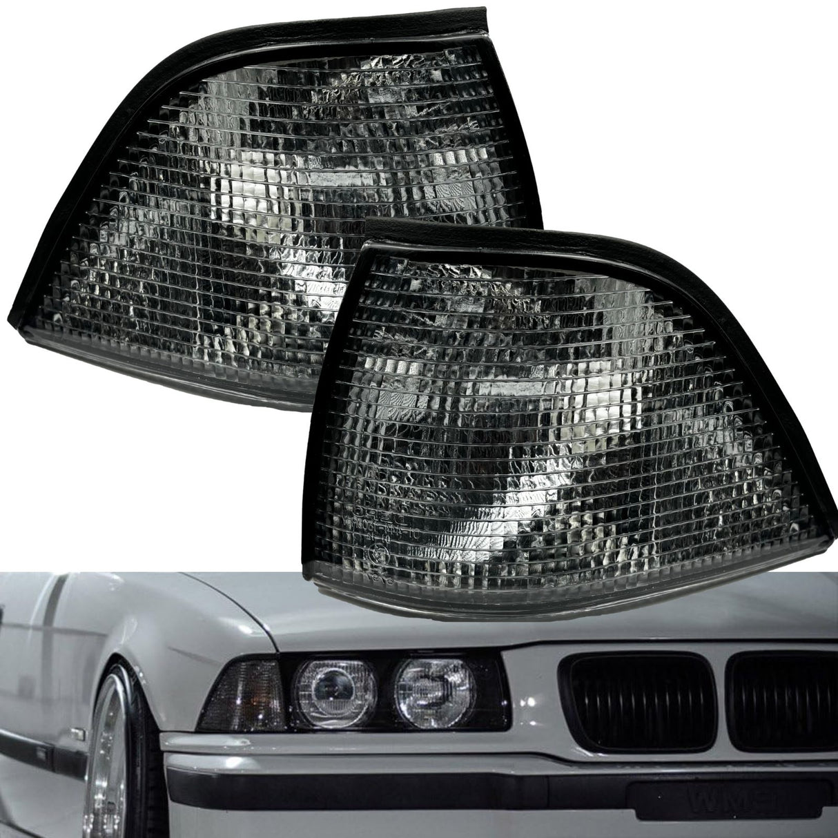 Frontblinker Set smoke für BMW 3er E36 12.1990-09.1999 Coupe Cabrio