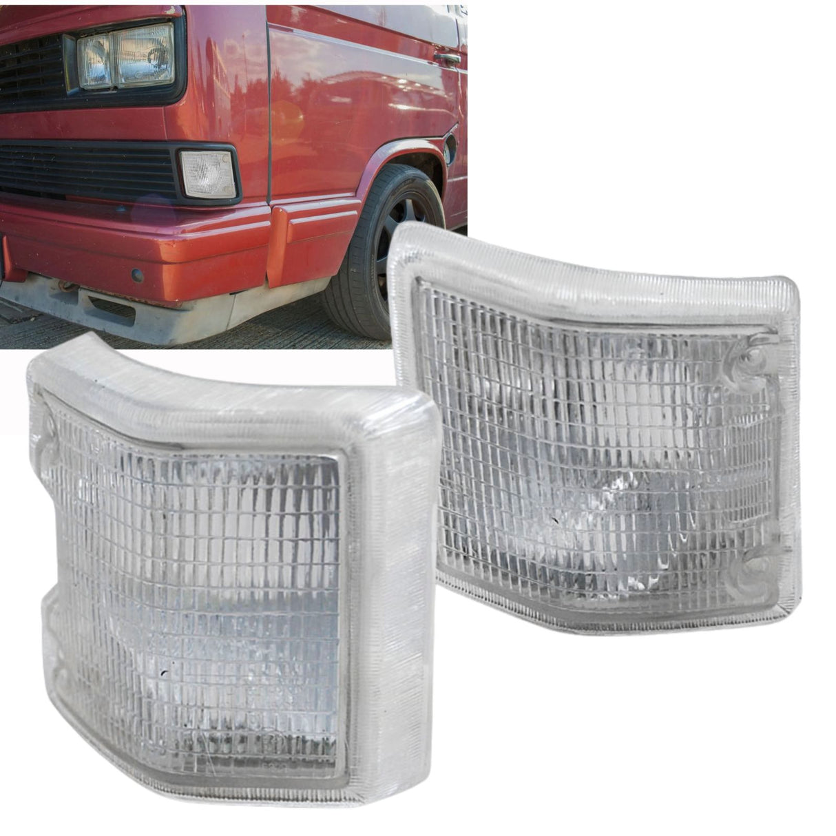 Frontblinker Set weiß für VW T3 1979 bis 1992