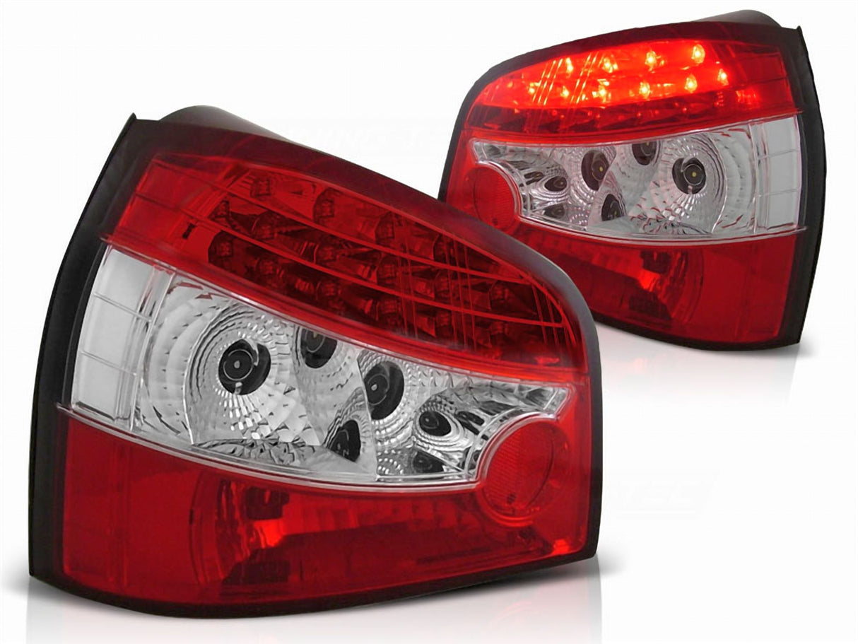 LED Rückleuchten Rot Klarglas für Audi A3 8P 2003-2008 mit E-Prüfzeichen