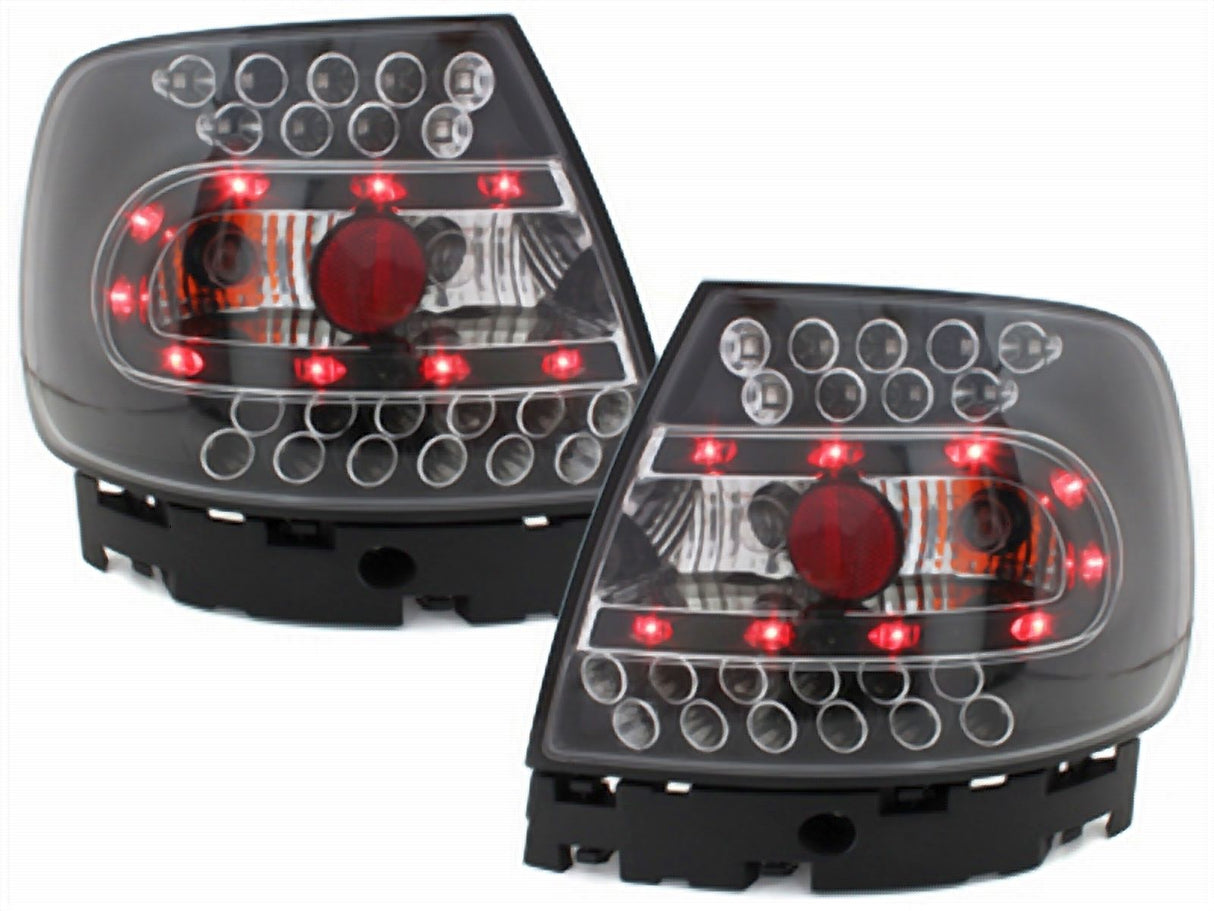 LED Rückleuchten schwarz Audi A4 B5 1994-2000, Tuning Rücklichter Set