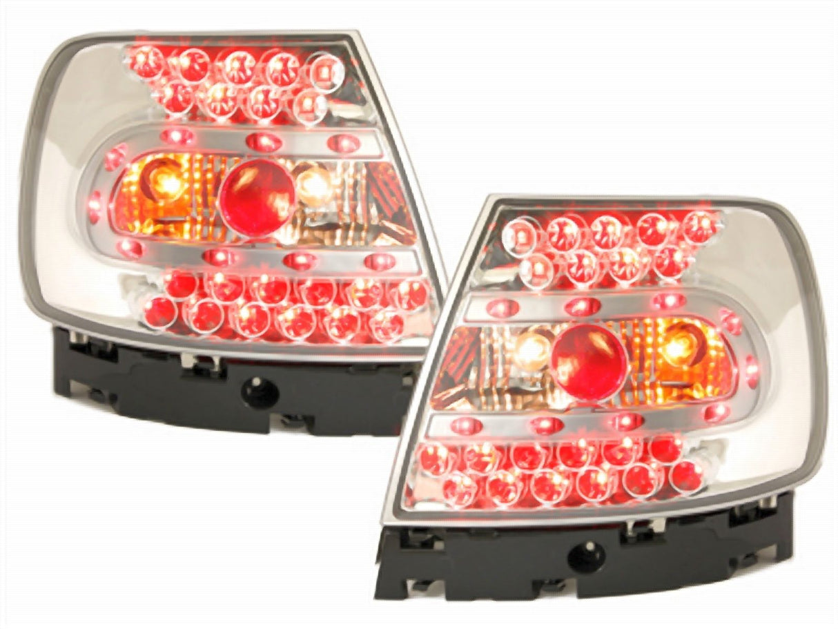 LED Rückleuchten für VW Golf 4, rot, Klarglas, Tuning Zubehör