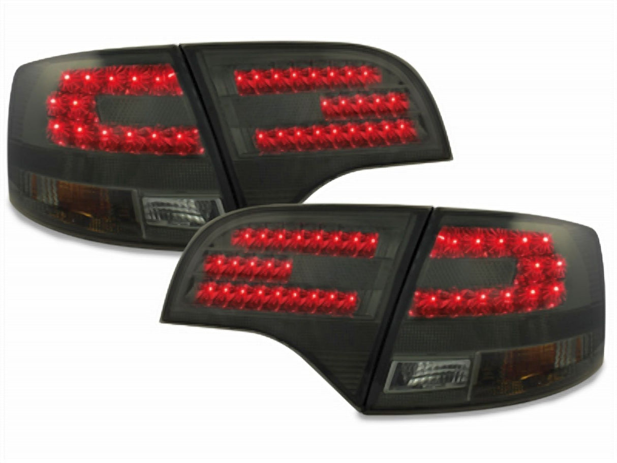LED Rückleuchten Set smoke Audi A4 B7 Avant 2004-2008 mit roten LEDs