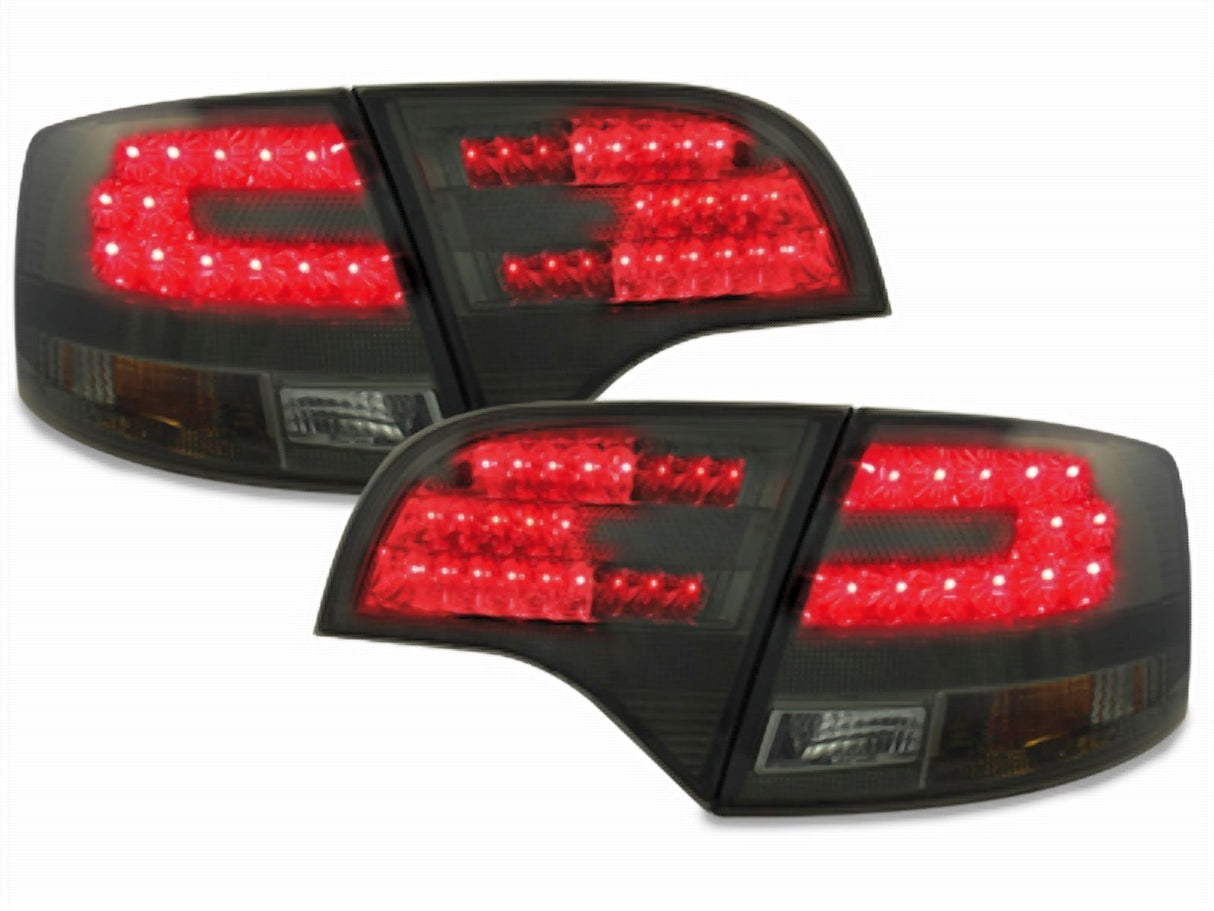 Schwarze LED Rückleuchten für Audi A4 B8 mit dynamischem Blinker, Tuning Zubehör
