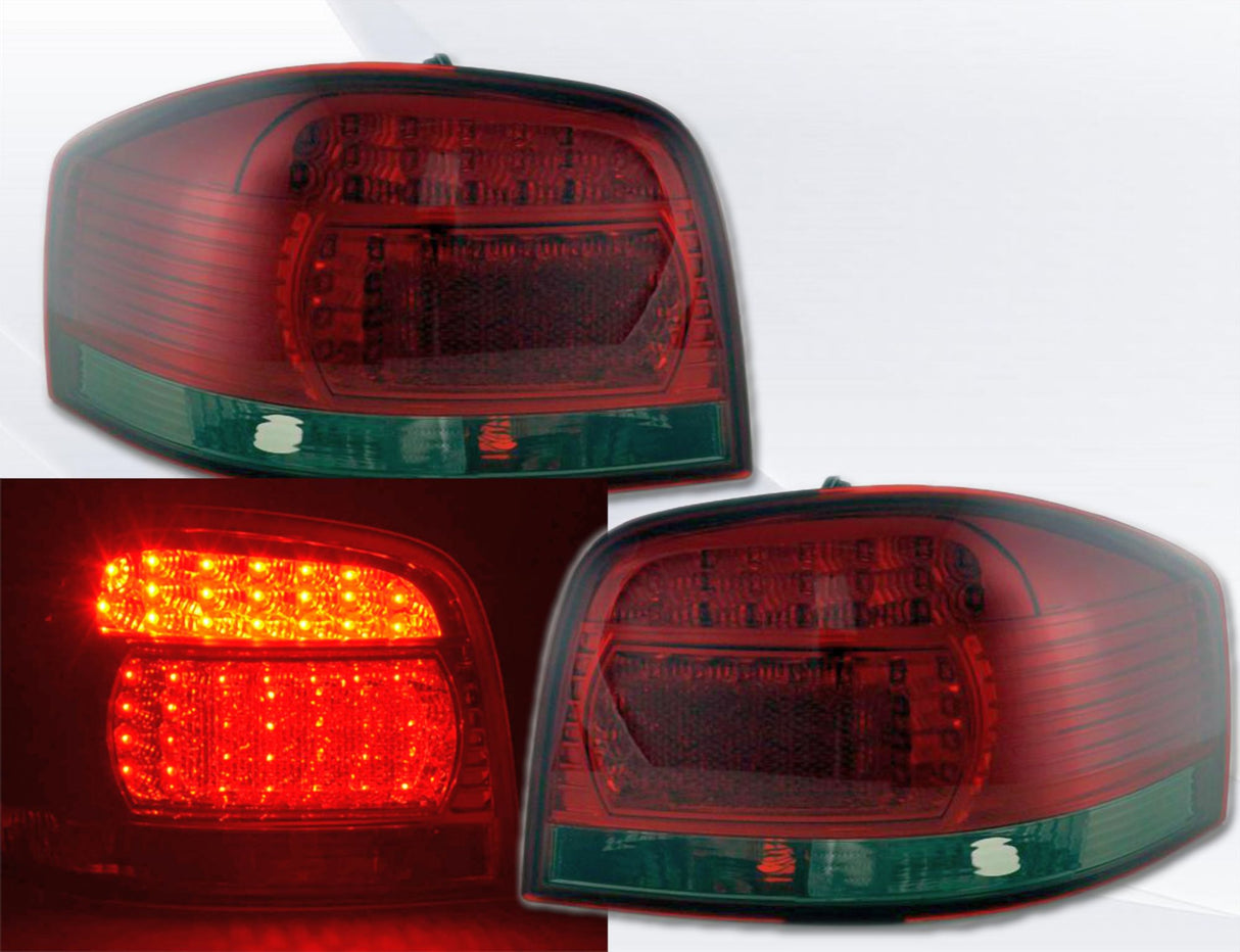 LED Rückleuchten Set rot matt für Audi A3 8P 05.2003-2008