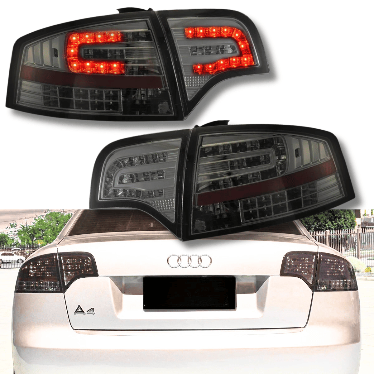 Led Rückleuchten Set smoke für Audi A4 B7 Limousine 11.2004-03.2008