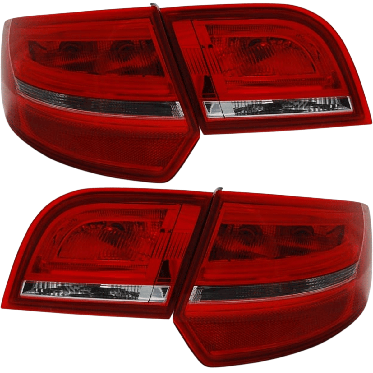 leuchten Rot LED Tuning Zubehör für sportliches Heck für Audi A3 8P Rück